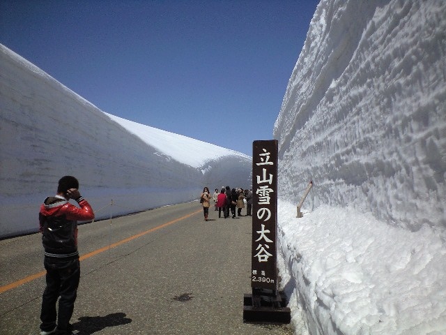立山黒部アルぺンルートが開通しました