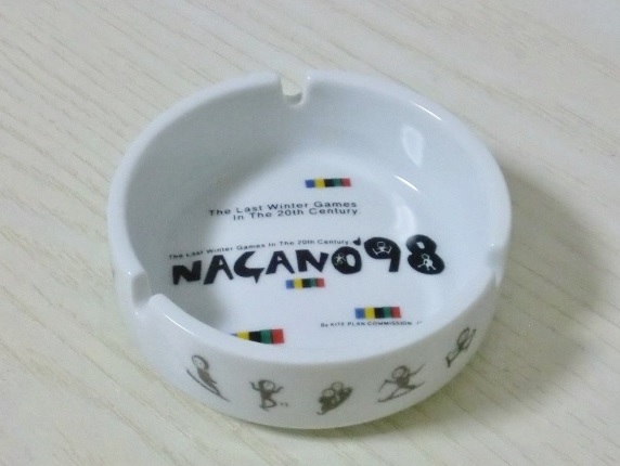 長野オリンピック　陶器灰皿　レア！