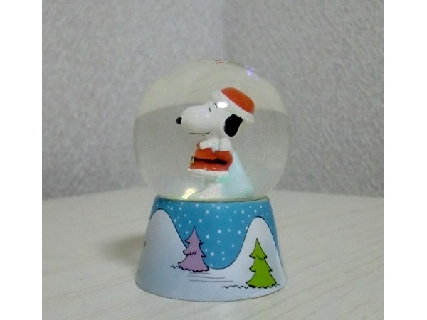 スヌーピー　スノードーム　検：クリスマス