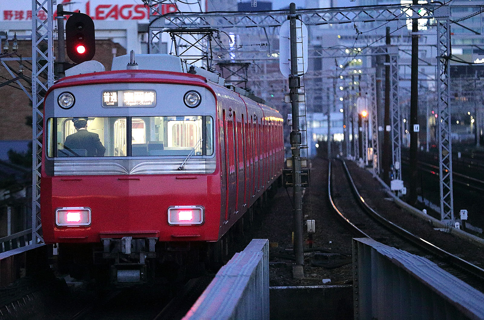  夜間列車撮影1