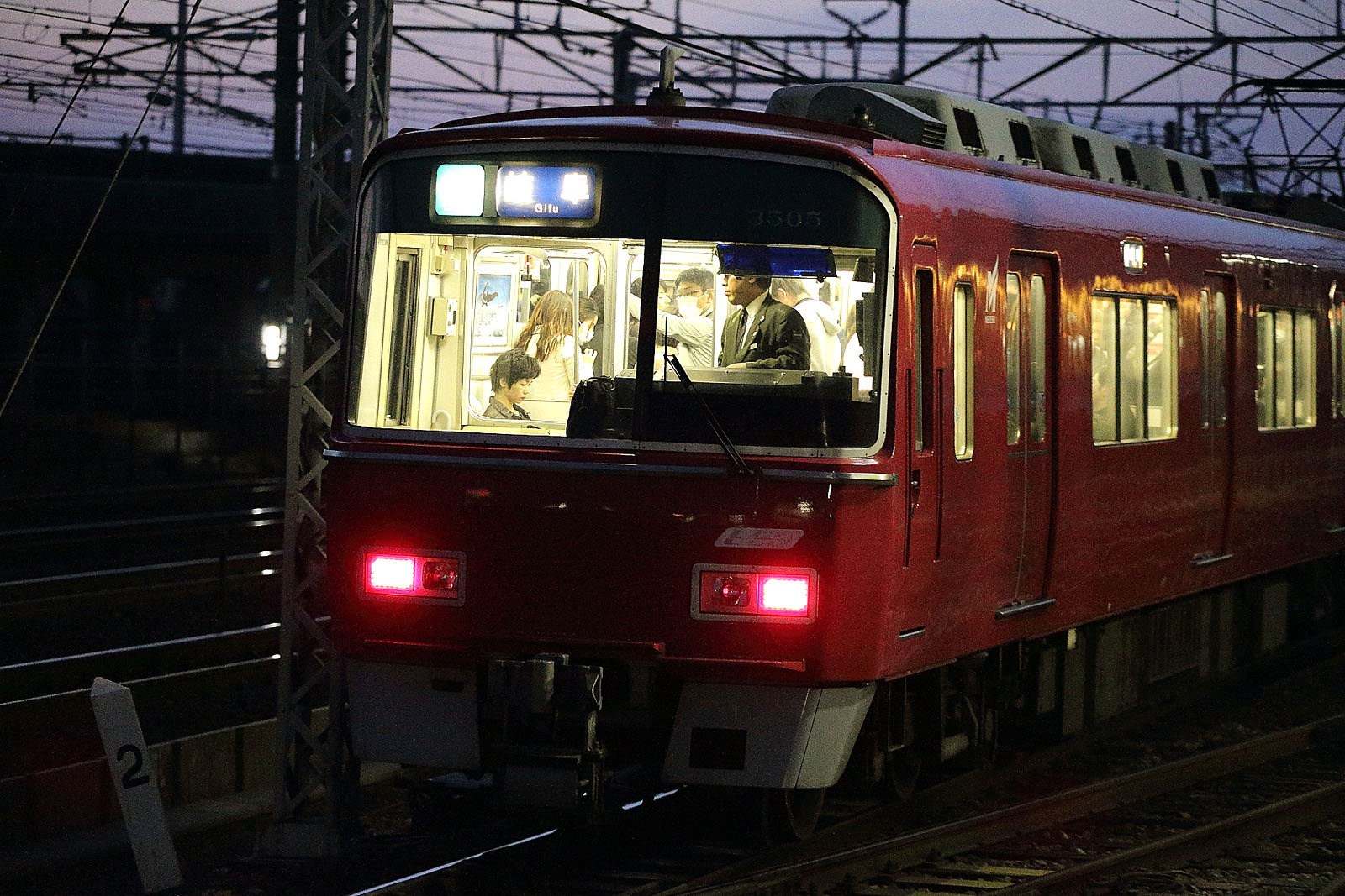 夜間列車撮影5